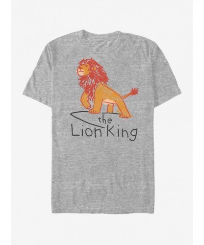 Disney The Lion King Scribble King T-Shirt $10.04 T-Shirts