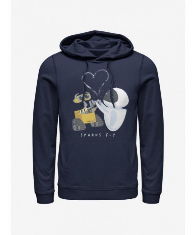 Disney Pixar Wall-E Sparks Fly Hoodie $13.92 Hoodies