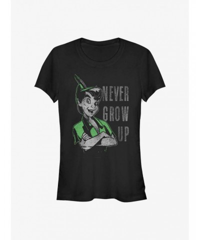 Disney Peter Pan Don't Grow Up Girls T-Shirt $11.70 T-Shirts