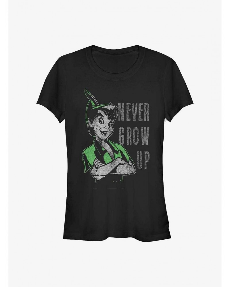Disney Peter Pan Don't Grow Up Girls T-Shirt $11.70 T-Shirts