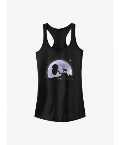 Disney Pixar Wall-E Moonlit Lovers Wall-E and Eve Girls Tank $9.46 Tanks