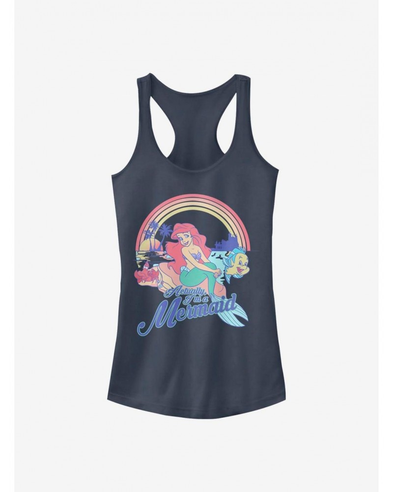 Disney The Little Mermaid Actual Mermaid Girls Tank $8.96 Tanks