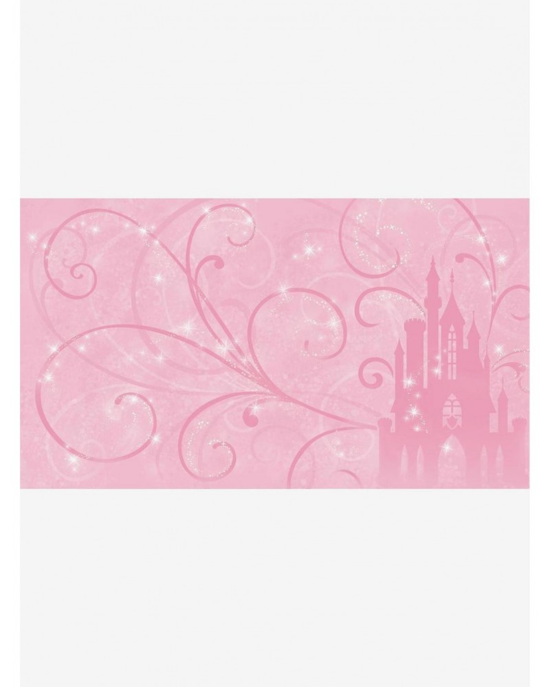 Disney Princess Scroll Castle Chair Rail Prepasted Mural $73.31 Murals