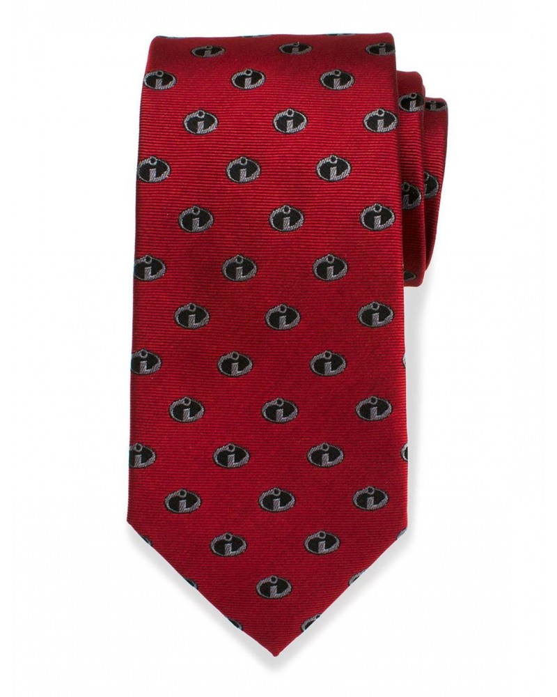 Disney Pixar Incredibles Logo Red Tie $23.00 Ties