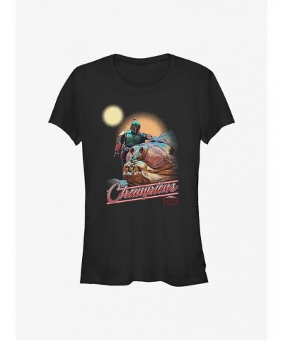 Star Wars The Book of Boba Fett Championship Breed Girls T-Shirt $10.96 T-Shirts