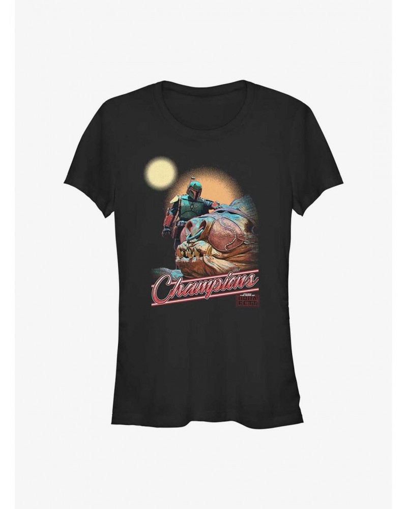 Star Wars The Book of Boba Fett Championship Breed Girls T-Shirt $10.96 T-Shirts