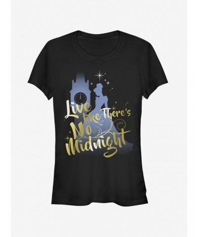 Disney Cinderella Classic Live Like There's No Midnight Girls T-Shirt $10.71 T-Shirts