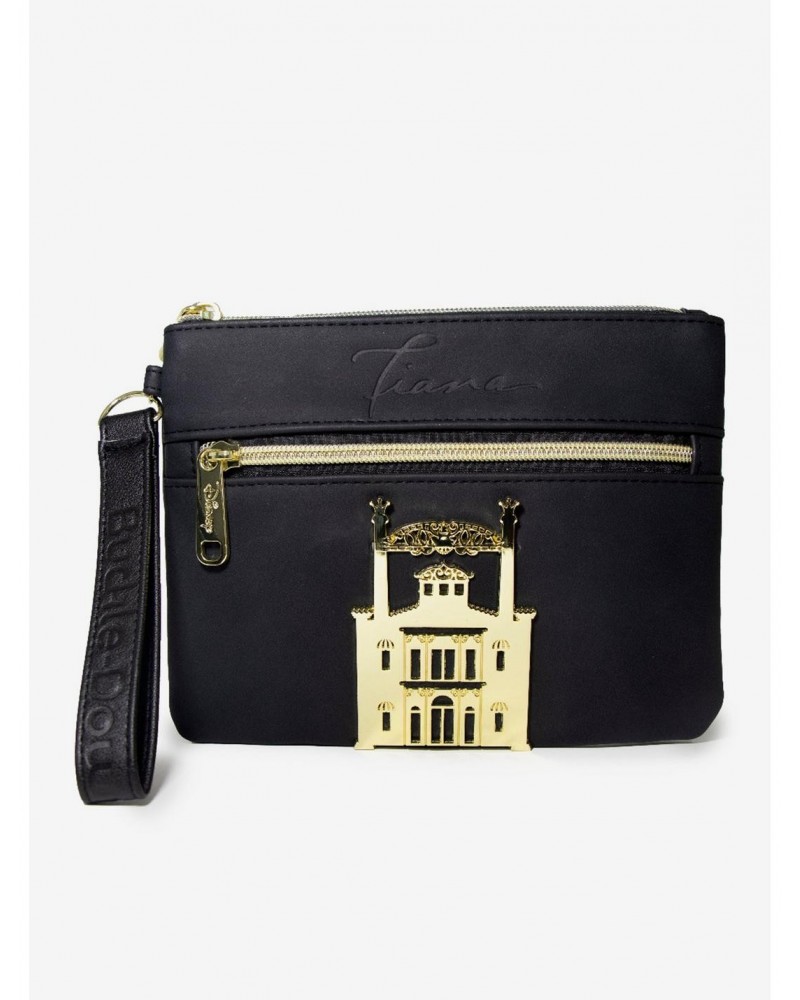 Disney The Princess And The Frog Tiana Castle Emblem Double Pocket Wristlet $13.46 Wristlets