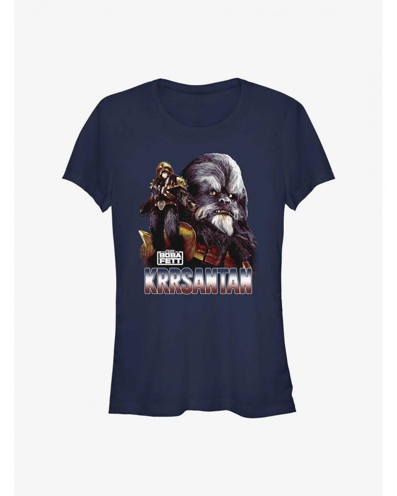 Star Wars The Book Of Boba Fett Double Krrsantan Girls T-Shirt $9.46 T-Shirts