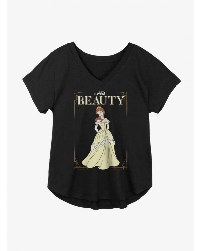 Disney Beauty And The Beast His Beauty Belle Girls Plus Size T-Shirt $10.40 T-Shirts
