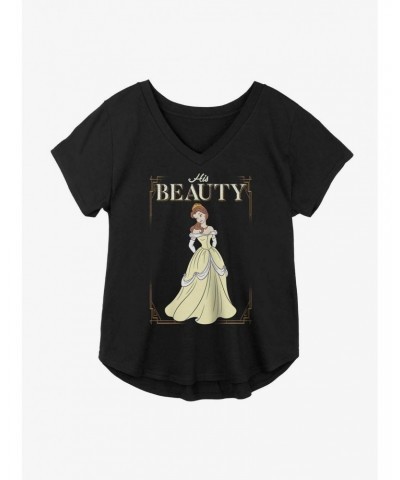Disney Beauty And The Beast His Beauty Belle Girls Plus Size T-Shirt $10.40 T-Shirts