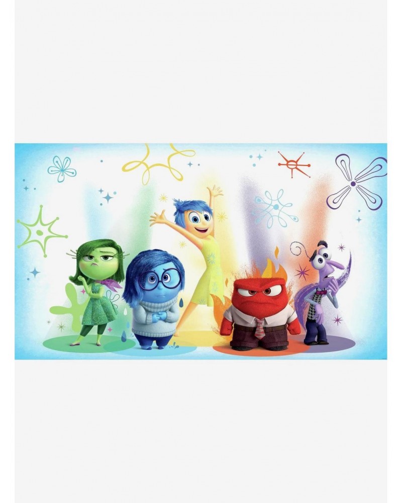 Disney Pixar Inside Out Chair Rail Prepasted Mural $66.79 Murals