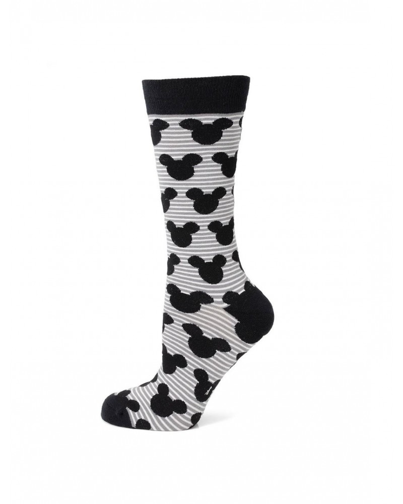 Disney Mickey Mouse Silhouette Stripe Socks $7.36 Socks