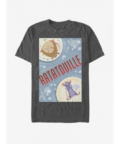 Disney Pixar Ratatouille Rat Plated Poster T-Shirt $8.84 T-Shirts