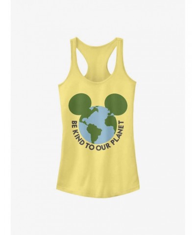 Disney Mickey Mouse Be Kind To Our Planet Girls Tank $8.22 Tanks