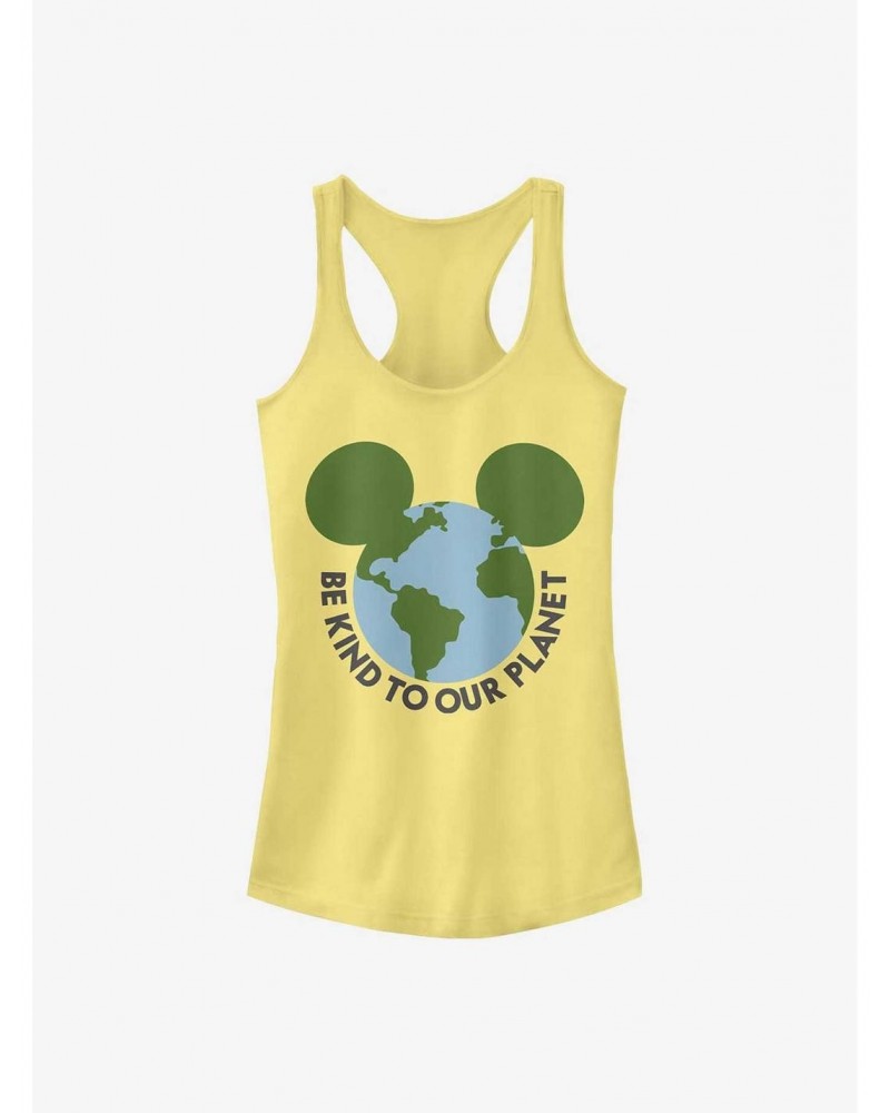 Disney Mickey Mouse Be Kind To Our Planet Girls Tank $8.22 Tanks