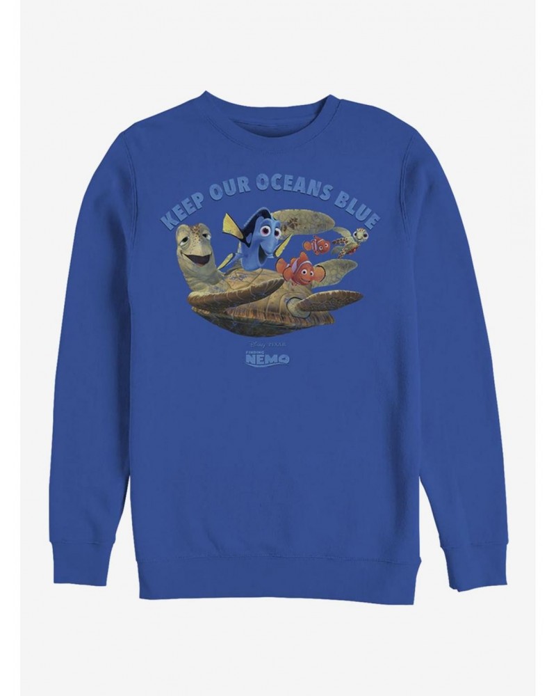 Disney Pixar Finding Nemo Nemo Ocean Crew Sweatshirt $14.39 Sweatshirts