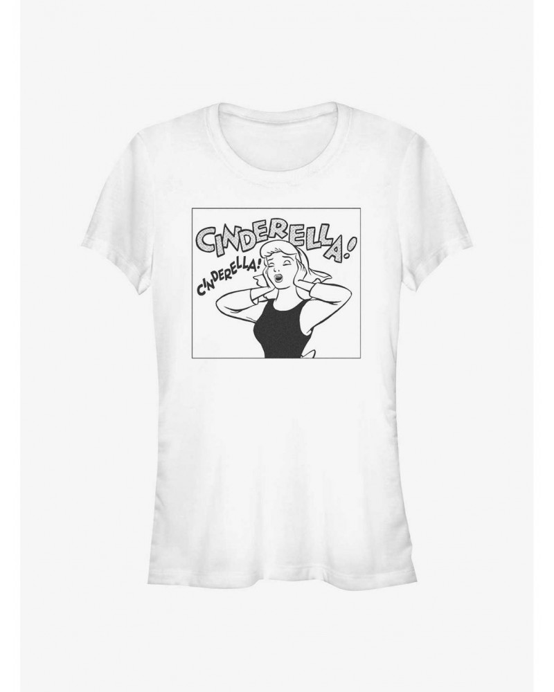 Disney Cinderella Comic Square Girls T-Shirt $9.71 T-Shirts