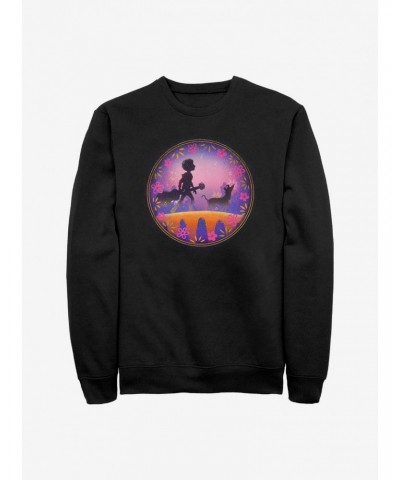 Disney Pixar Coco Bridge Into The Land Of The Dead Crew Sweatshirt $11.07 Sweatshirts