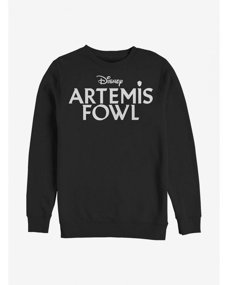 Disney Artemis Fowl Logo Crew Sweatshirt $11.44 Sweatshirts