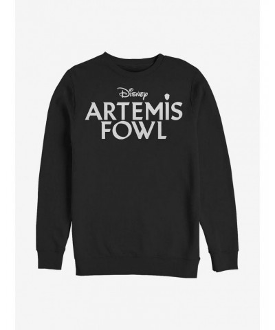 Disney Artemis Fowl Logo Crew Sweatshirt $11.44 Sweatshirts