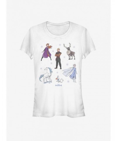 Frozen 2 Frozen Doodles Girls T-Shirt $8.22 T-Shirts