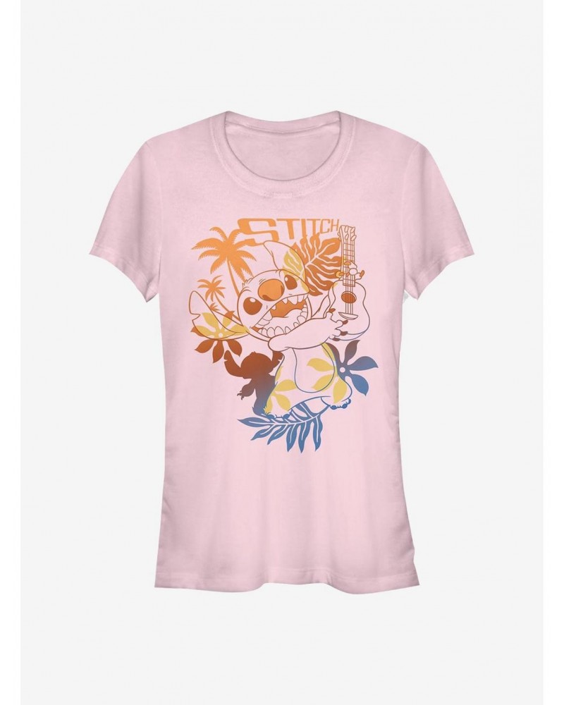 Disney Lilo & Stitch Aloha Stitch Girls T-Shirt $8.47 T-Shirts