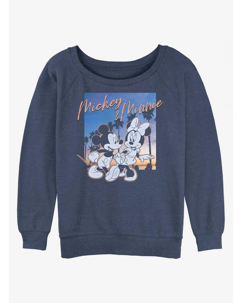 Disney Mickey Mouse California Sunset Girls Sweatshirt $14.02 Sweatshirts