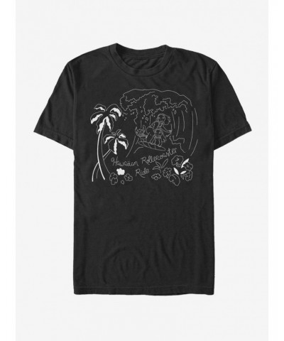 Disney Lilo & Stitch Hawaiian Rollercoaster Ride T-Shirt $8.13 T-Shirts