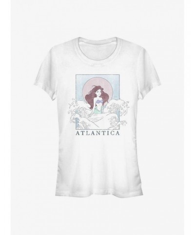 Disney The Little Mermaid Ariel Ocean Wave Atlantica Girls T-Shirt $7.47 T-Shirts