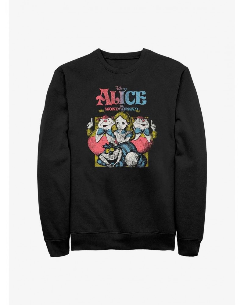 Disney Alice in Wonderland Vintage Alice Sweatshirt $15.50 Sweatshirts