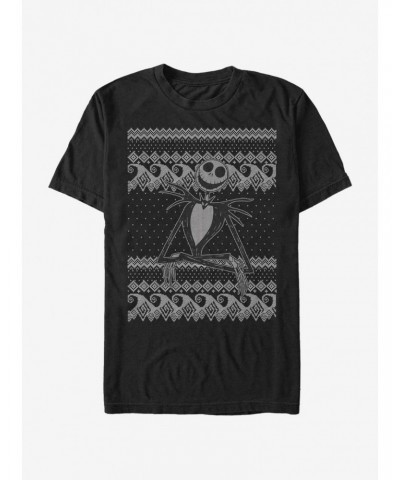 The Nightmare Before Christmas Jack Intarsia Sweater T-Shirt $10.52 T-Shirts