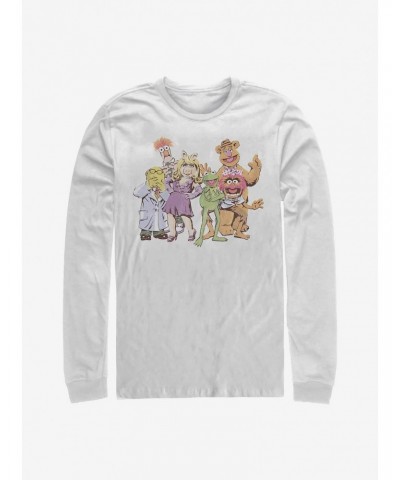 Disney The Muppets Muppet Gang Long-Sleeve T-Shirt $13.16 T-Shirts