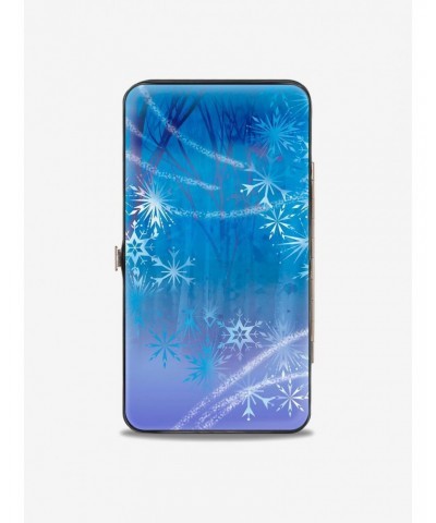 Disney Frozen 2 Elsa Swirling Snowflakes Pose Hinge Wallet $8.99 Wallets