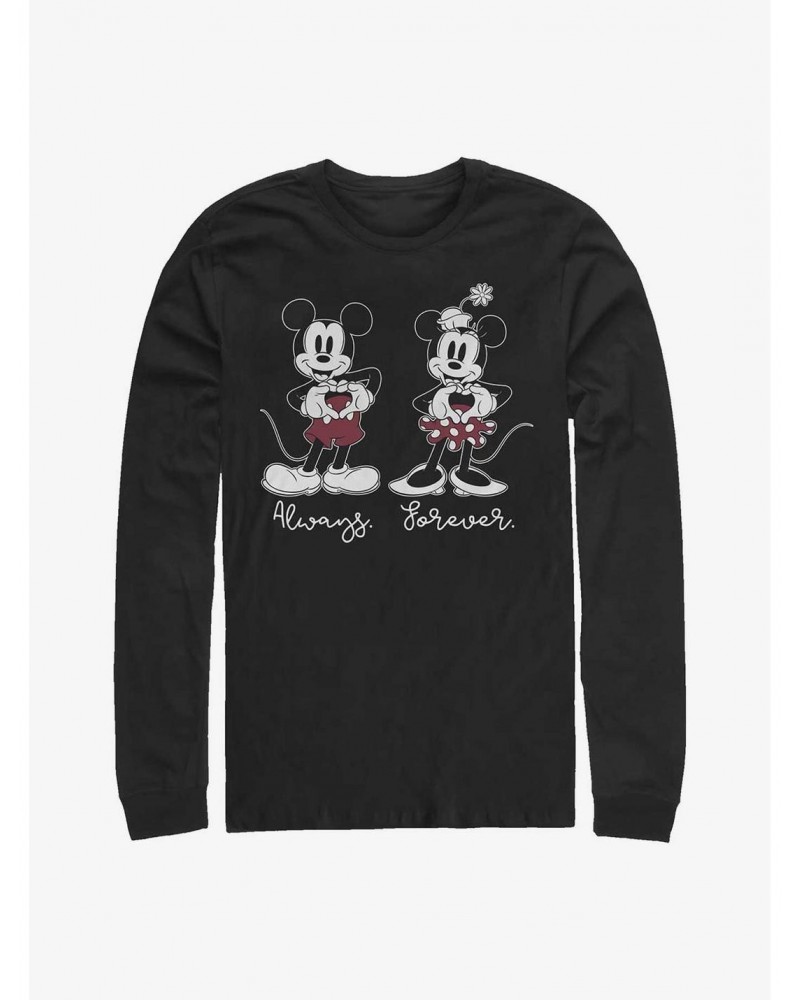 Disney Mickey Mouse Always Forever Long-Sleeve T-Shirt $14.15 T-Shirts