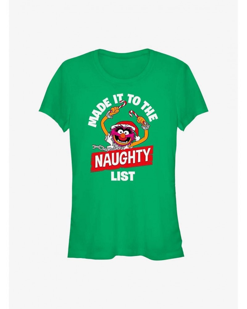 Disney The Muppets Naughty Animal List Girls T-Shirt $8.96 T-Shirts
