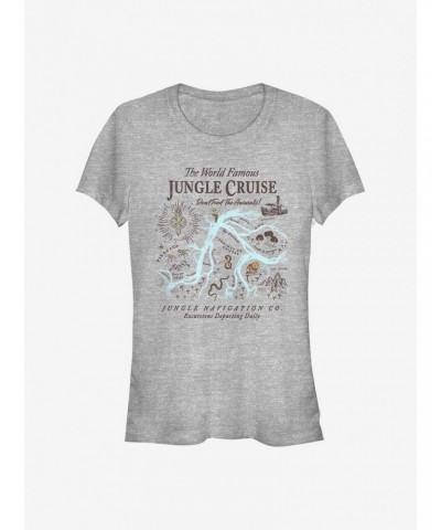 Disney Jungle Cruise Map Girls T-Shirt $9.71 T-Shirts