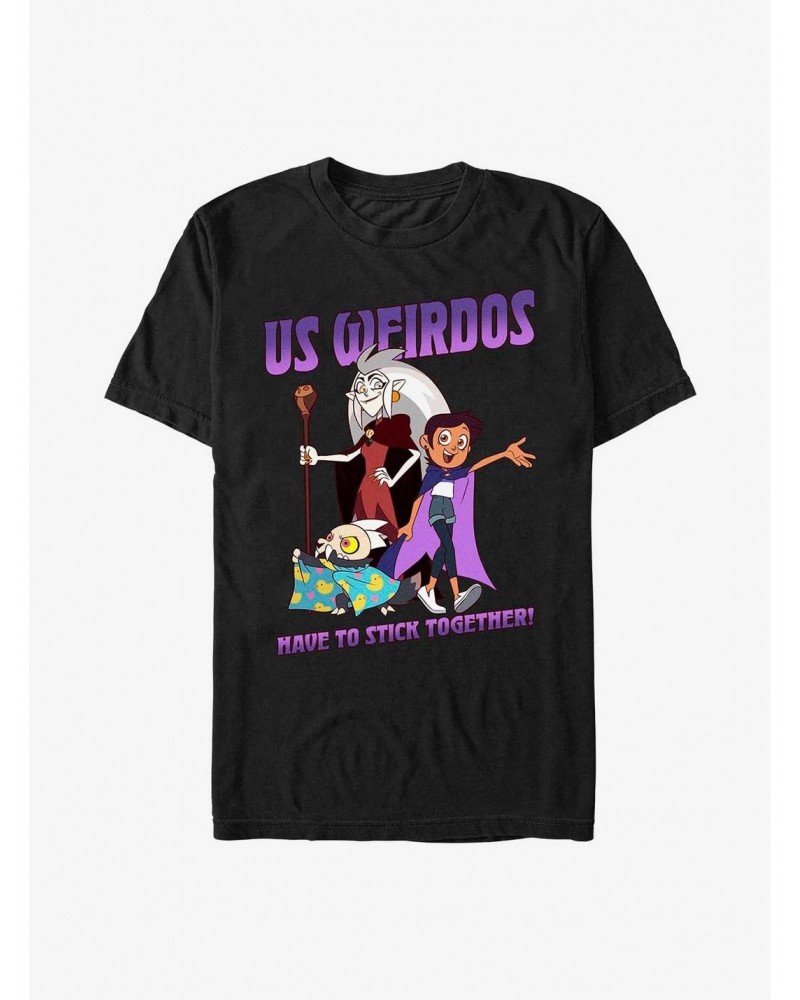 Disney's The Owl House Weirdos Unite T-Shirt $7.89 T-Shirts