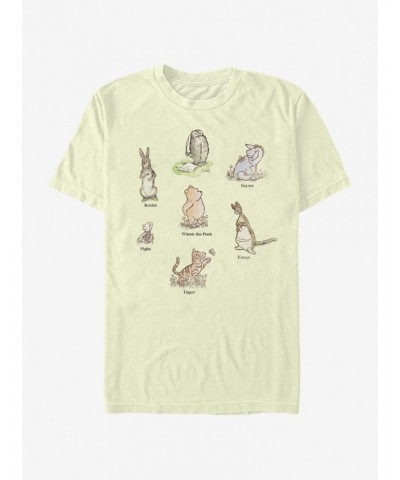 Disney Winnie The Pooh Winnie Poster T-Shirt $7.41 T-Shirts