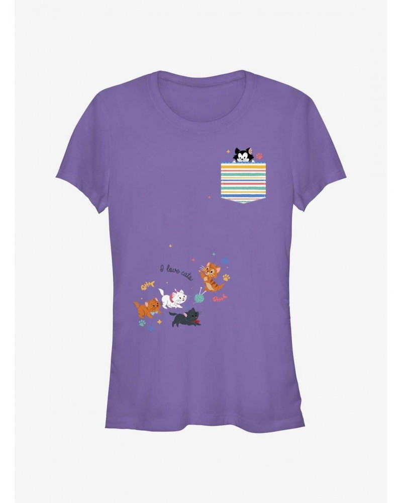 Disney Channel Figaro On Pocket Girls T-Shirt $10.96 T-Shirts