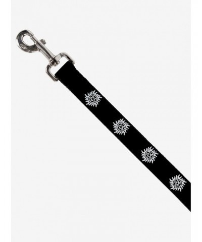 Supernatural Winchester Pentagram Repeat Black White Dog Leash 6 Ft $8.93 Scenes