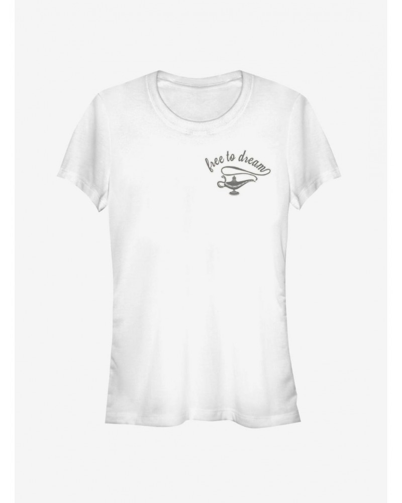 Disney Aladdin 2019 Free To Dream Girls T-Shirt $11.45 T-Shirts