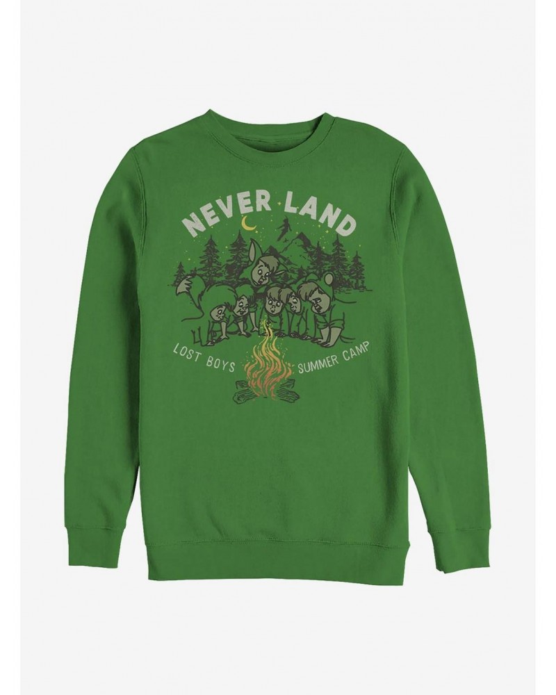 Disney Peter Pan Camp Never Land Crew Sweatshirt $13.65 Sweatshirts