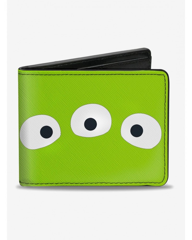 Disney Pixar Toy Story Alien Eyes Space Aliens Bifold Wallet $6.69 Wallets