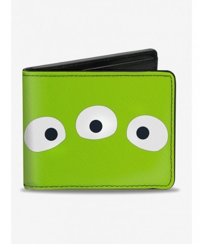 Disney Pixar Toy Story Alien Eyes Space Aliens Bifold Wallet $6.69 Wallets