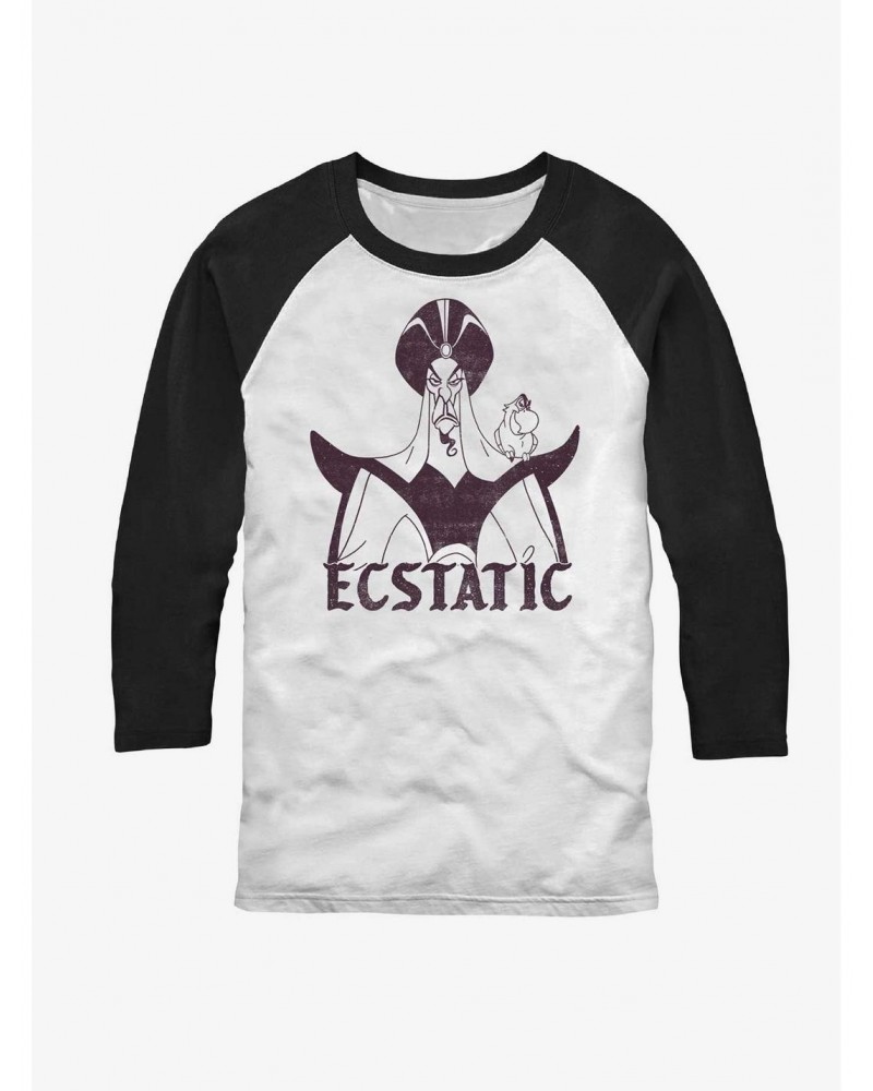 Disney Villains Ecstatic Jafar Raglan T-Shirt $14.45 T-Shirts