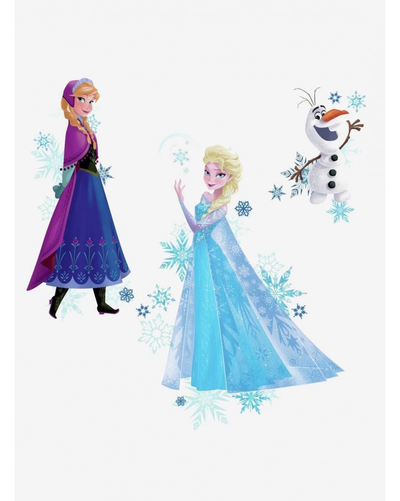 Disney Frozen Anna, Elsa, And Olaf Peel And Stick Giant Wall Decals $6.77 Decals