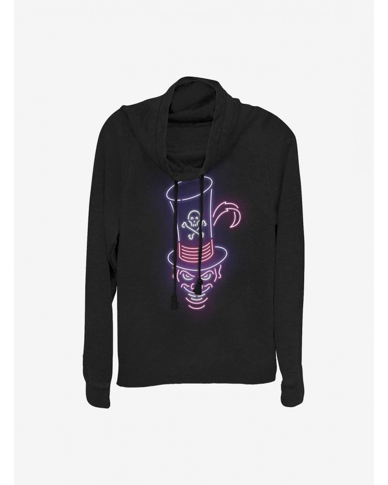 Disney Villains Neon Dr. Facilier Cowlneck Long-Sleeve Girls Top $17.96 Tops