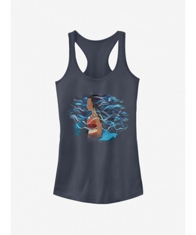 Disney Moana Moana In Ocean Girls Tank $10.96 Tanks