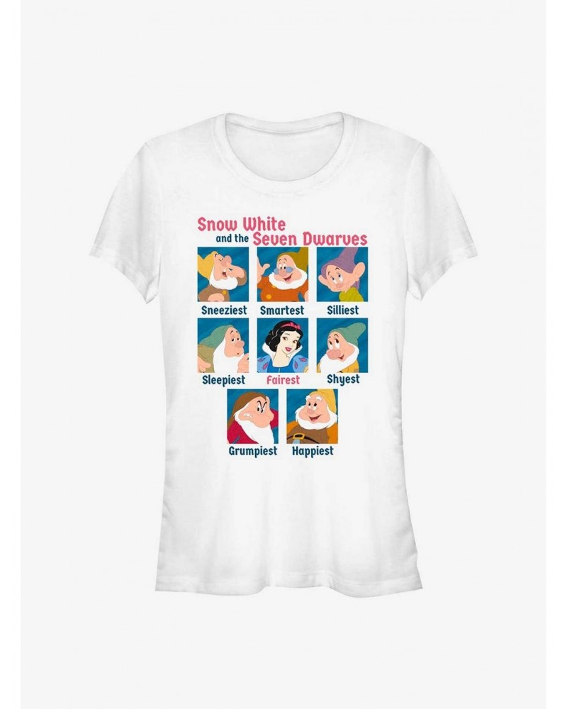 Disney Snow White and the Seven Dwarfs Yearbook Girls T-Shirt $9.71 T-Shirts